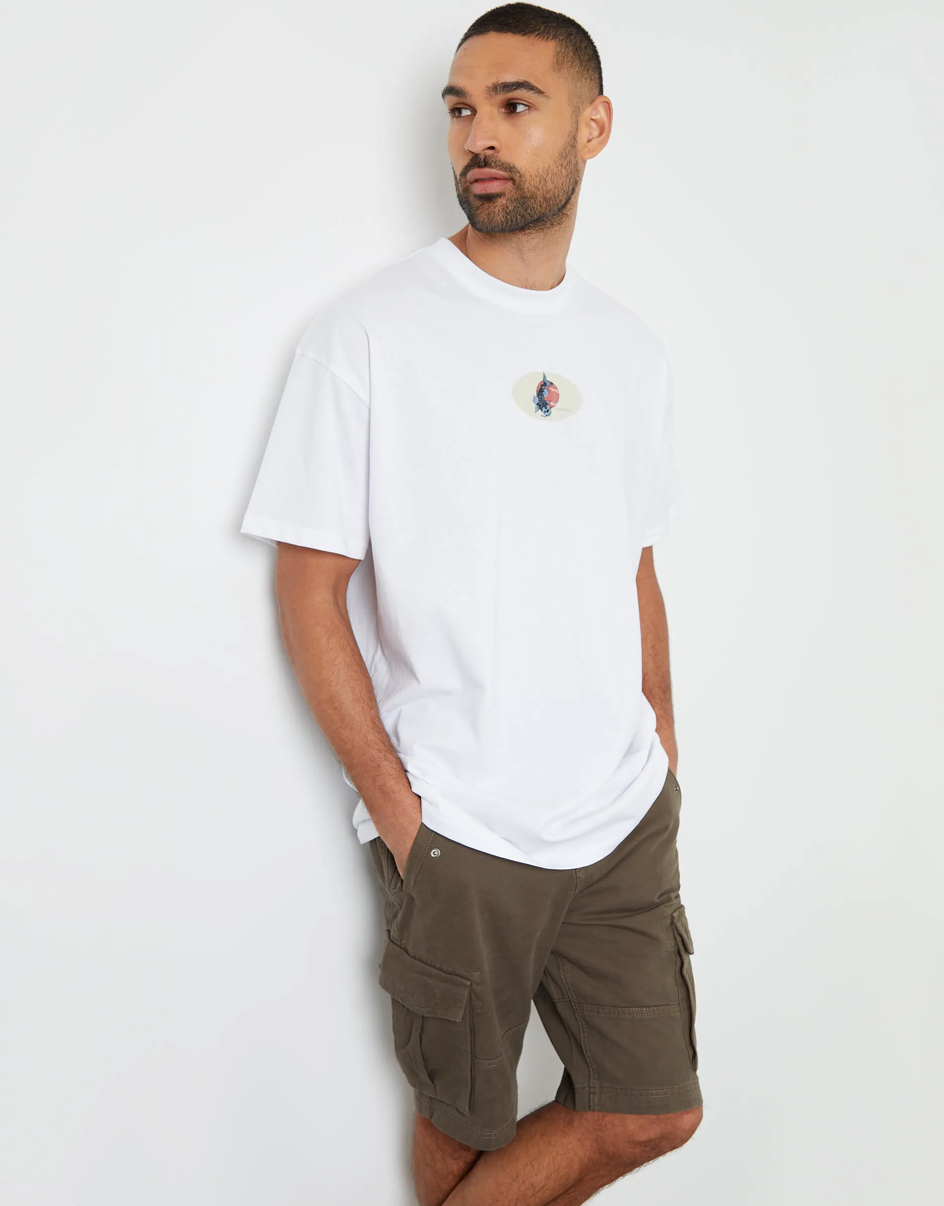 Threadbare Men's Chocolate Brown Cotton Utility Cargo Shorts sold by Threadbare product image thumbnail 3