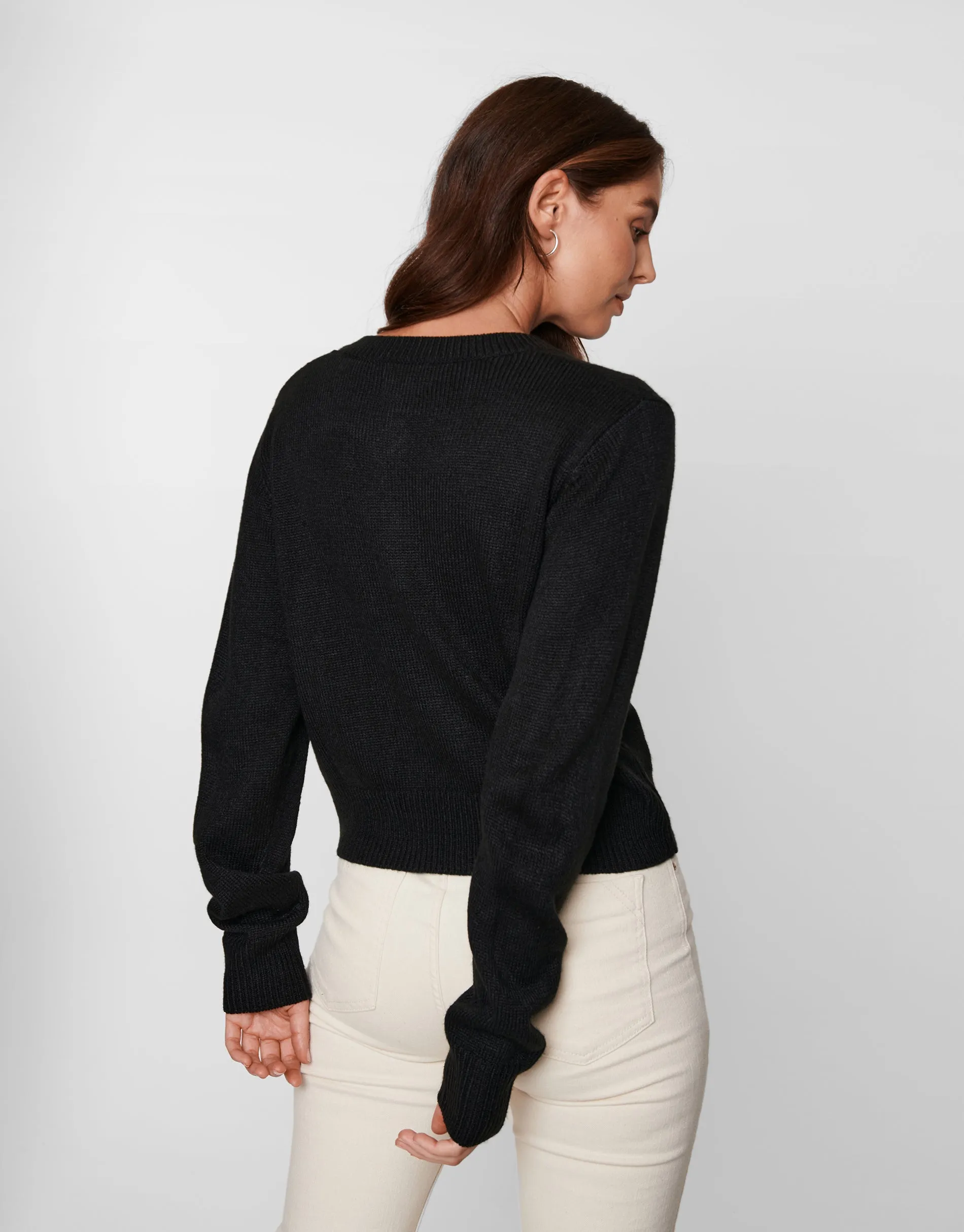 Women's Black Knitted Cardigan sold by Threadbare product image thumbnail 2