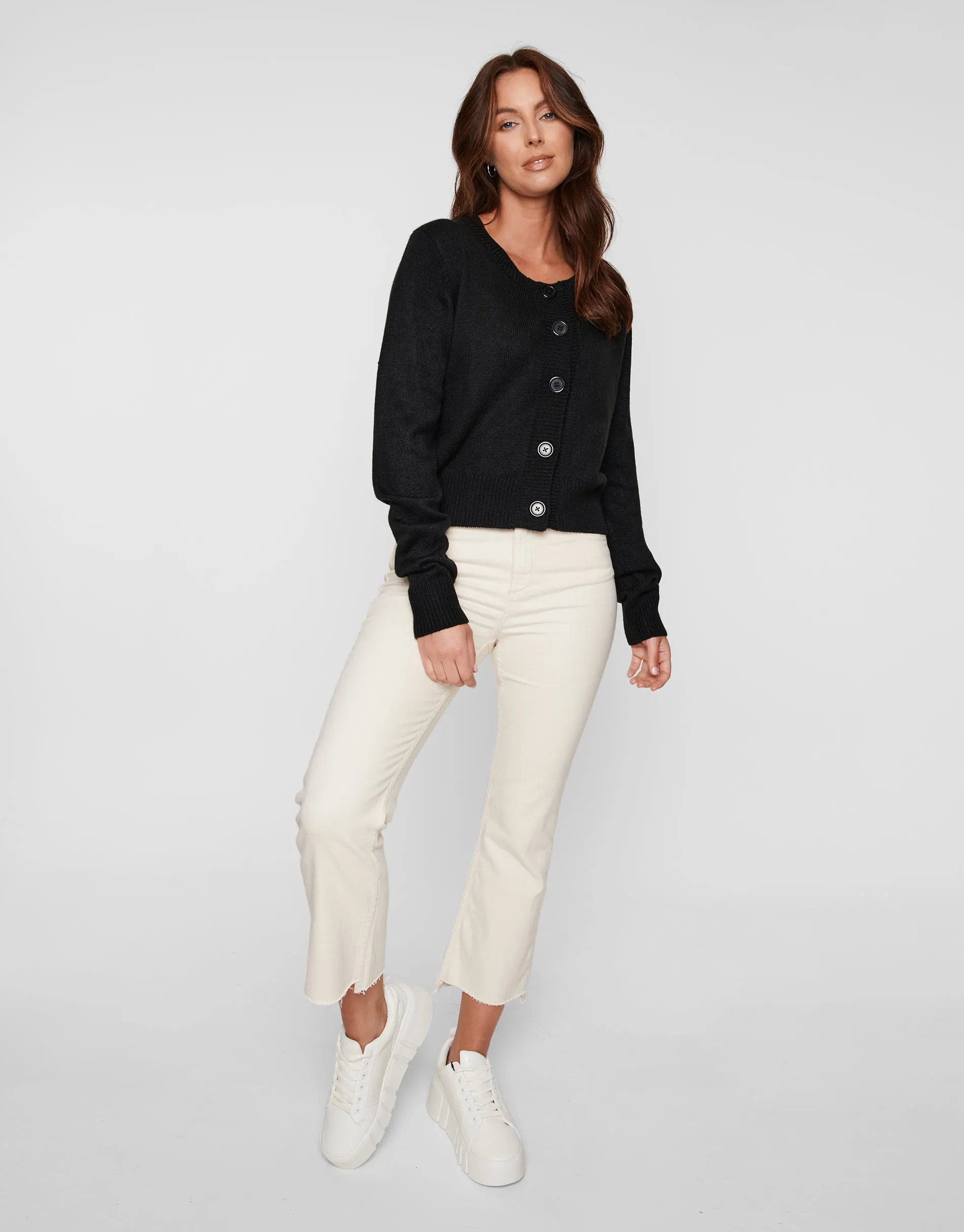 Women's Black Knitted Cardigan sold by Threadbare product image thumbnail 3