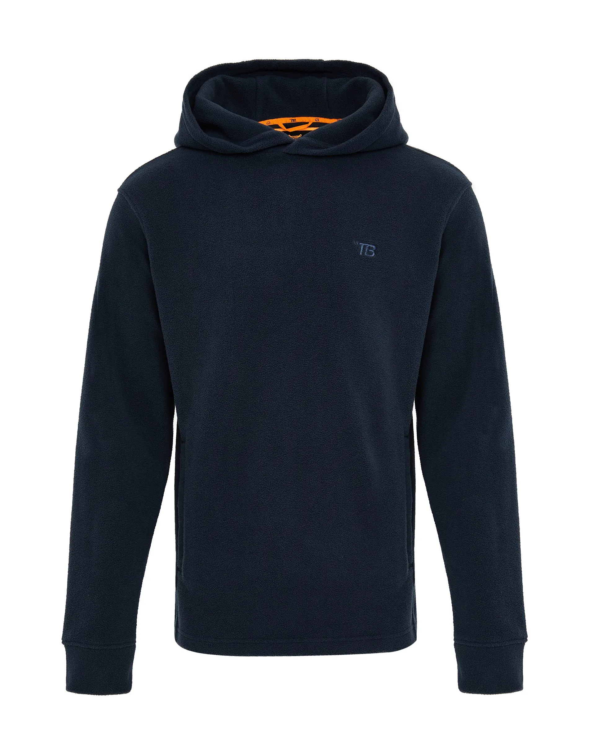 Navy Microfleece Overhead Hoodie sold by Threadbare product image thumbnail 5