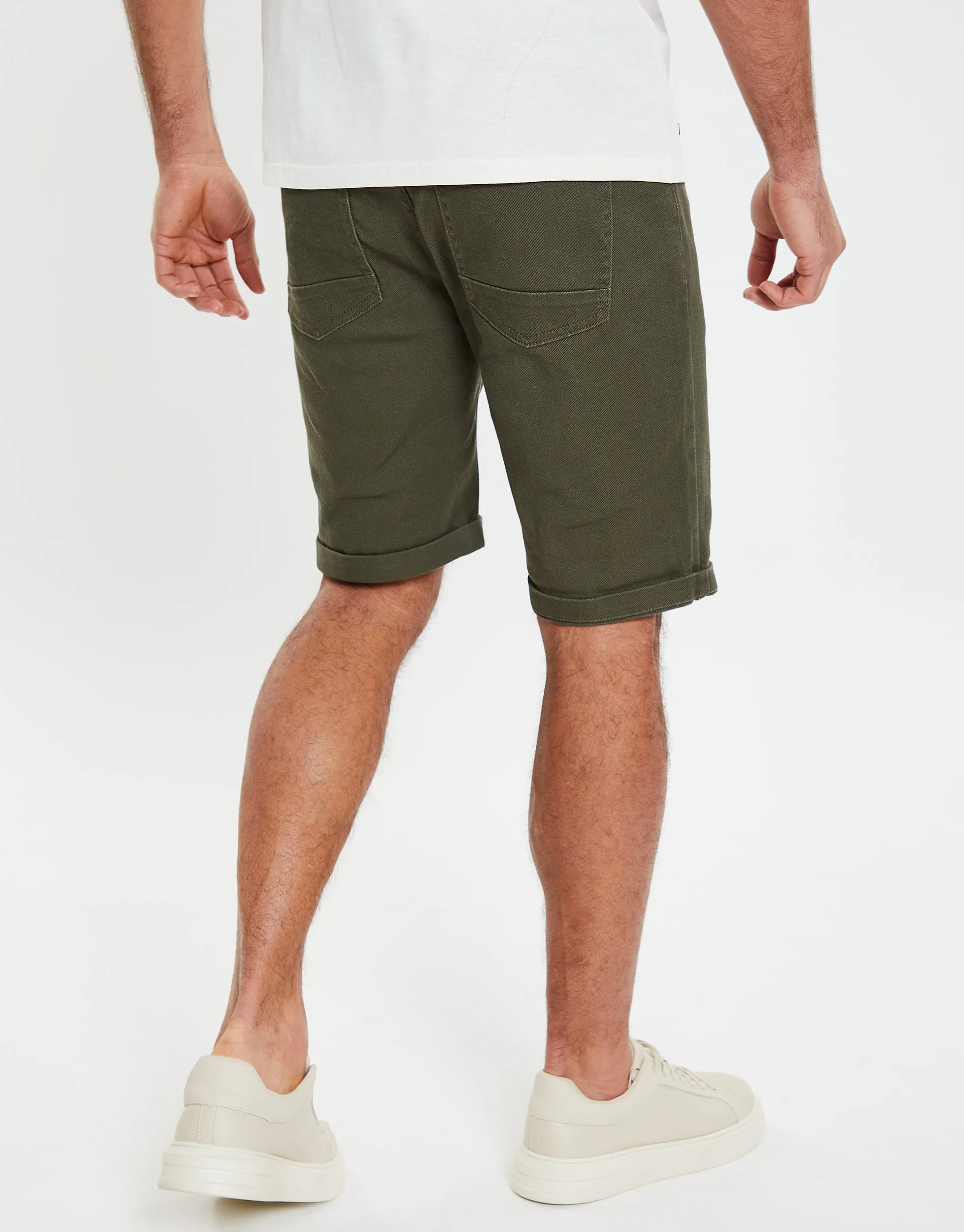 Men's Khaki Chino Shorts sold by Threadbare product image thumbnail 2