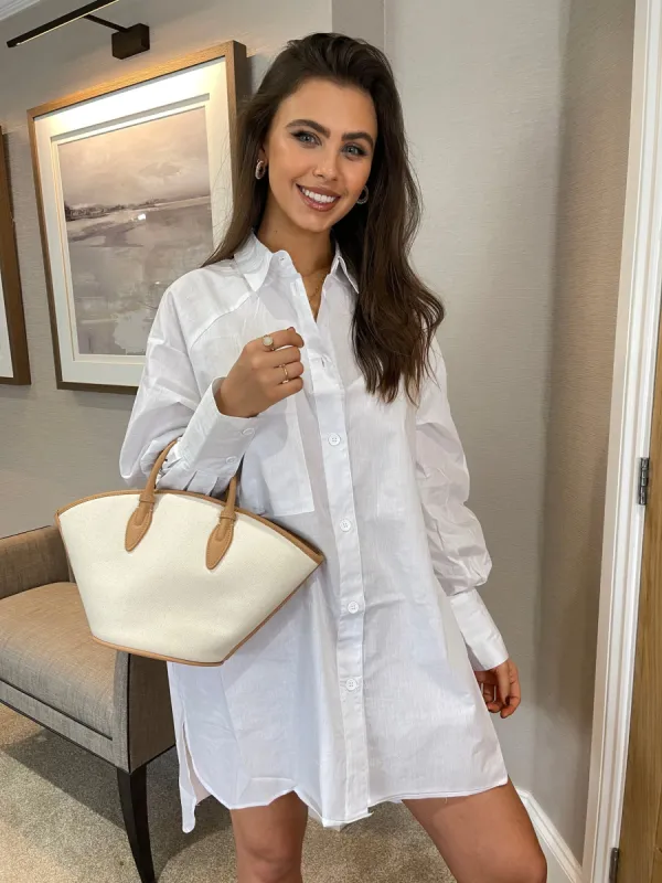 Women's White Shirt Dress sold by Threadbare