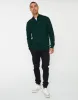 Threadbare Men's Green Funnel Neck Quarter Zip Knitted Jumper sold by Threadbare