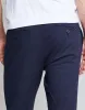 Threadbare Luxe Men's Navy Check Stretch Chino Trousers sold by Threadbare