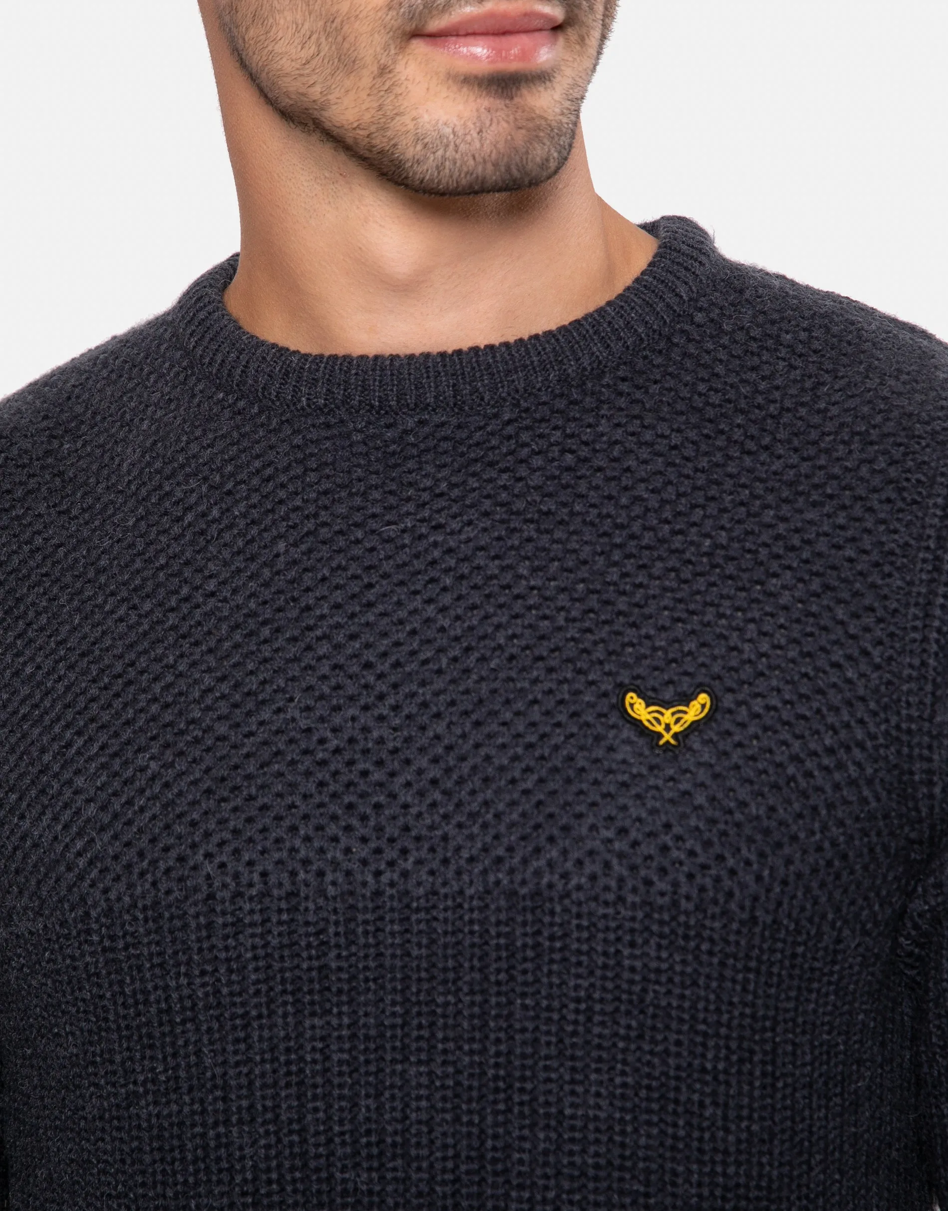 Men's Blue Crew Neck Jumper sold by Threadbare product image thumbnail 2
