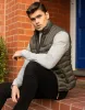 Men's Khaki Padded Quilted Gilet sold by Threadbare