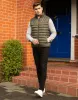 Men's Khaki Padded Quilted Gilet sold by Threadbare