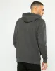 Men's Charcoal Zip-Through Hoodie sold by Threadbare