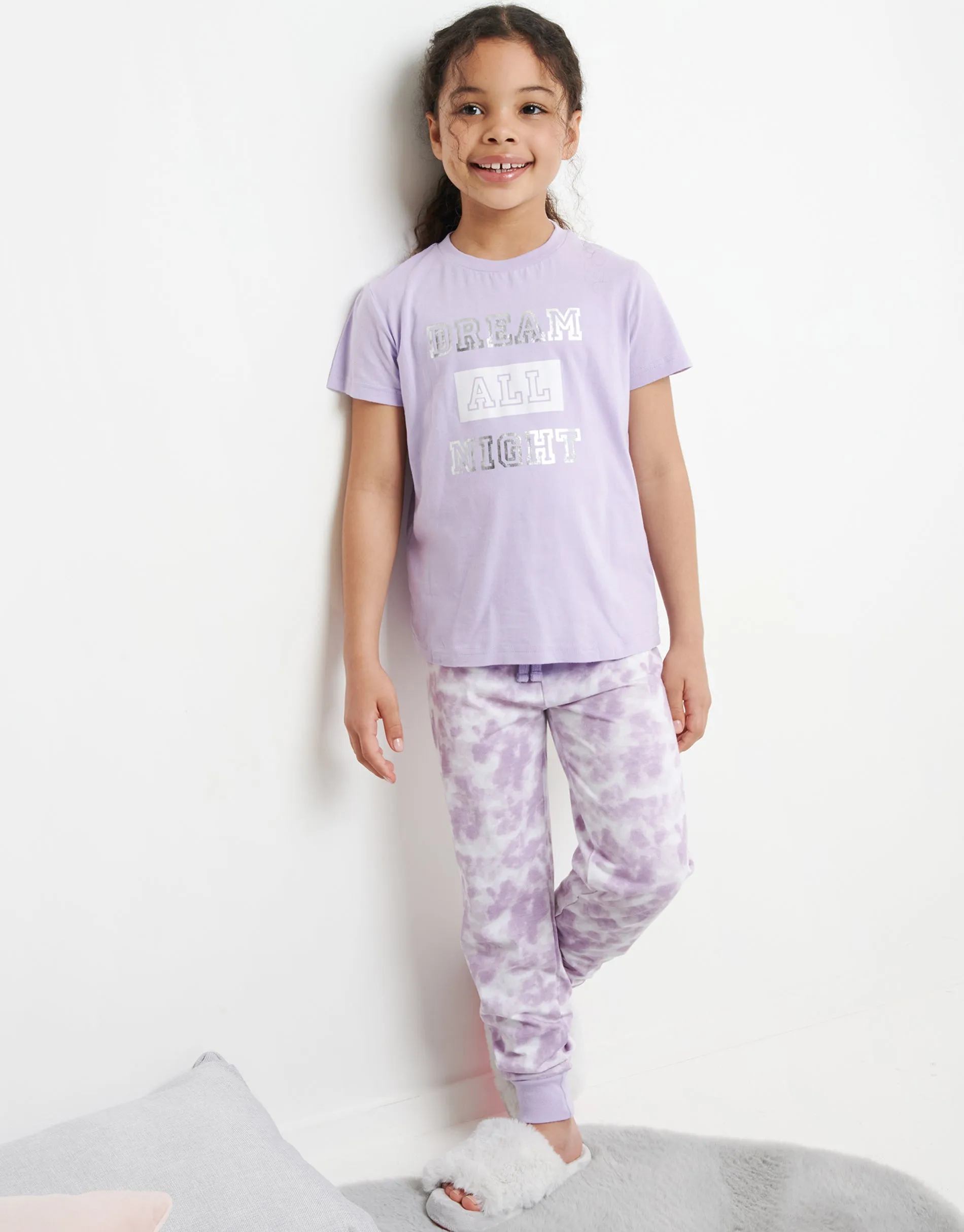 Girls' Lilac Pyjamas (2-Piece Set) sold by Threadbare product image thumbnail 3