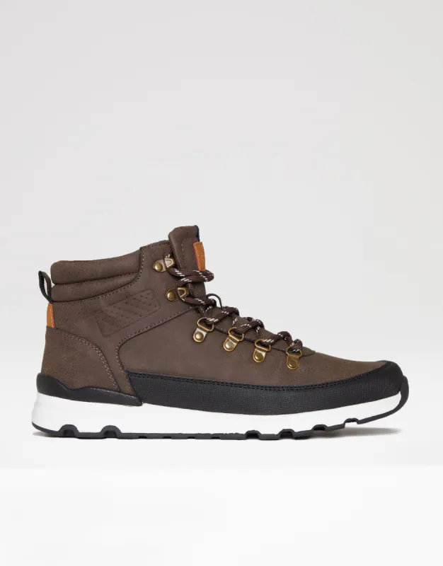 Threadbare Men's Brown Essential Hiker Boots sold by Threadbare