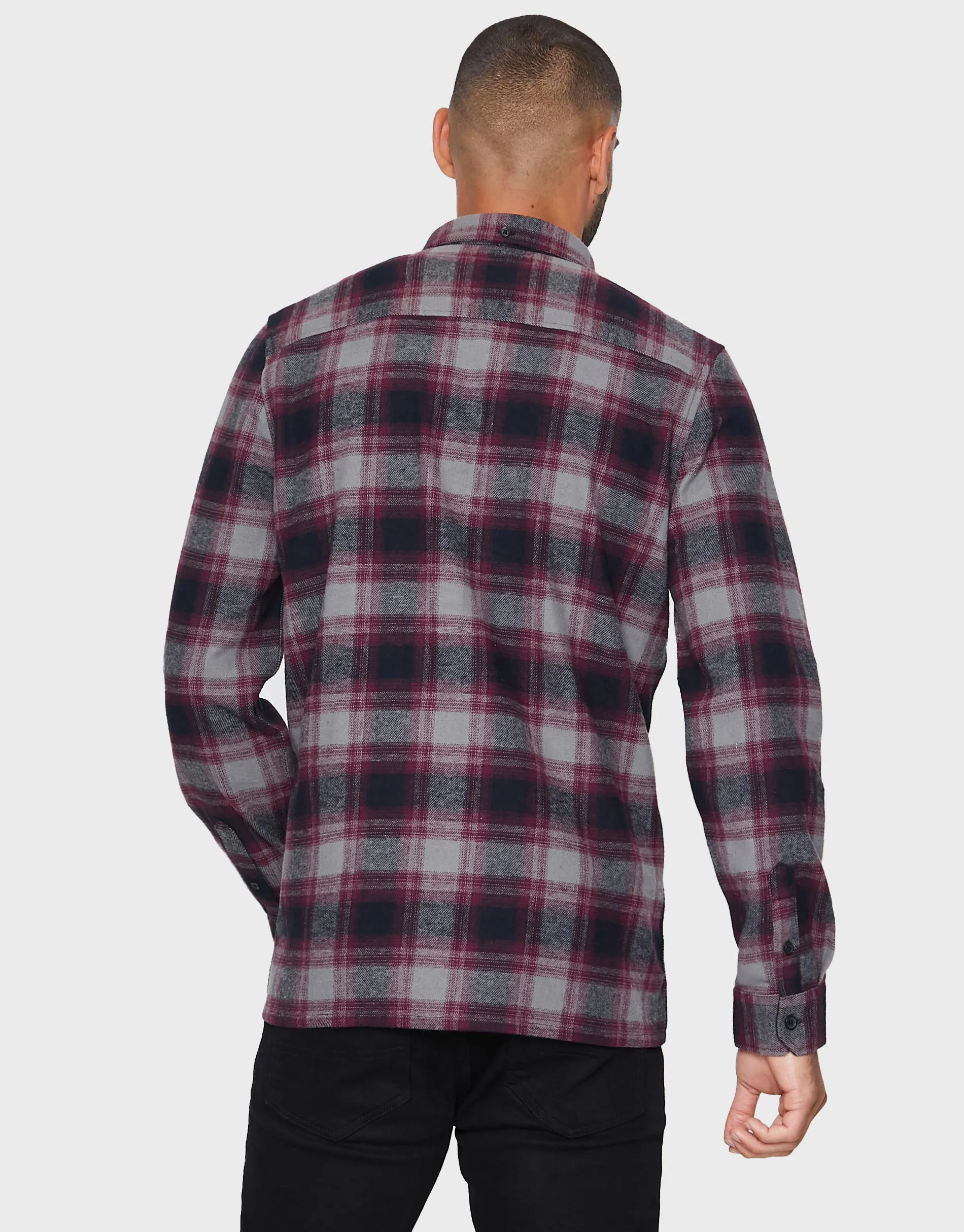 Men's Amalfi Check Long Sleeve Shirt sold by Threadbare product image thumbnail 2