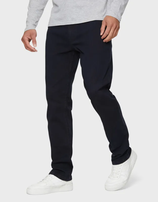 Men's Blue-Black Slim Fit Jeans sold by Threadbare