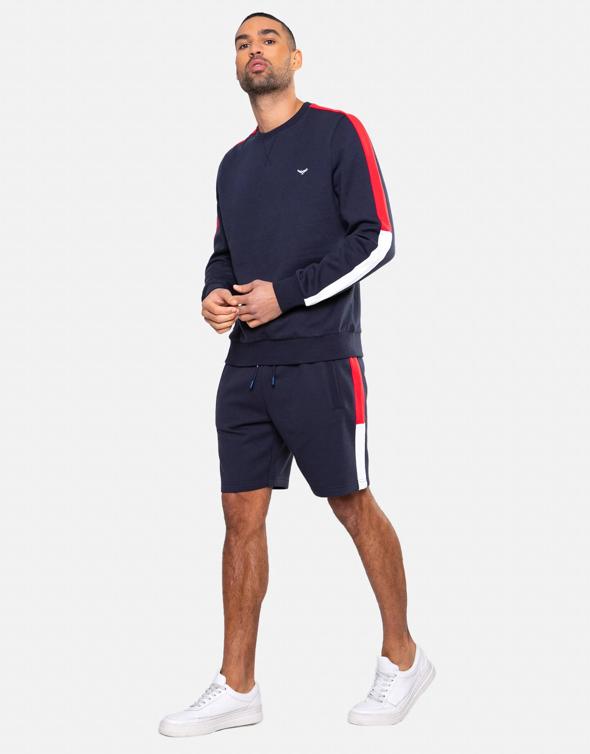 Men's Navy Fleece Shorts sold by Threadbare product image thumbnail 2