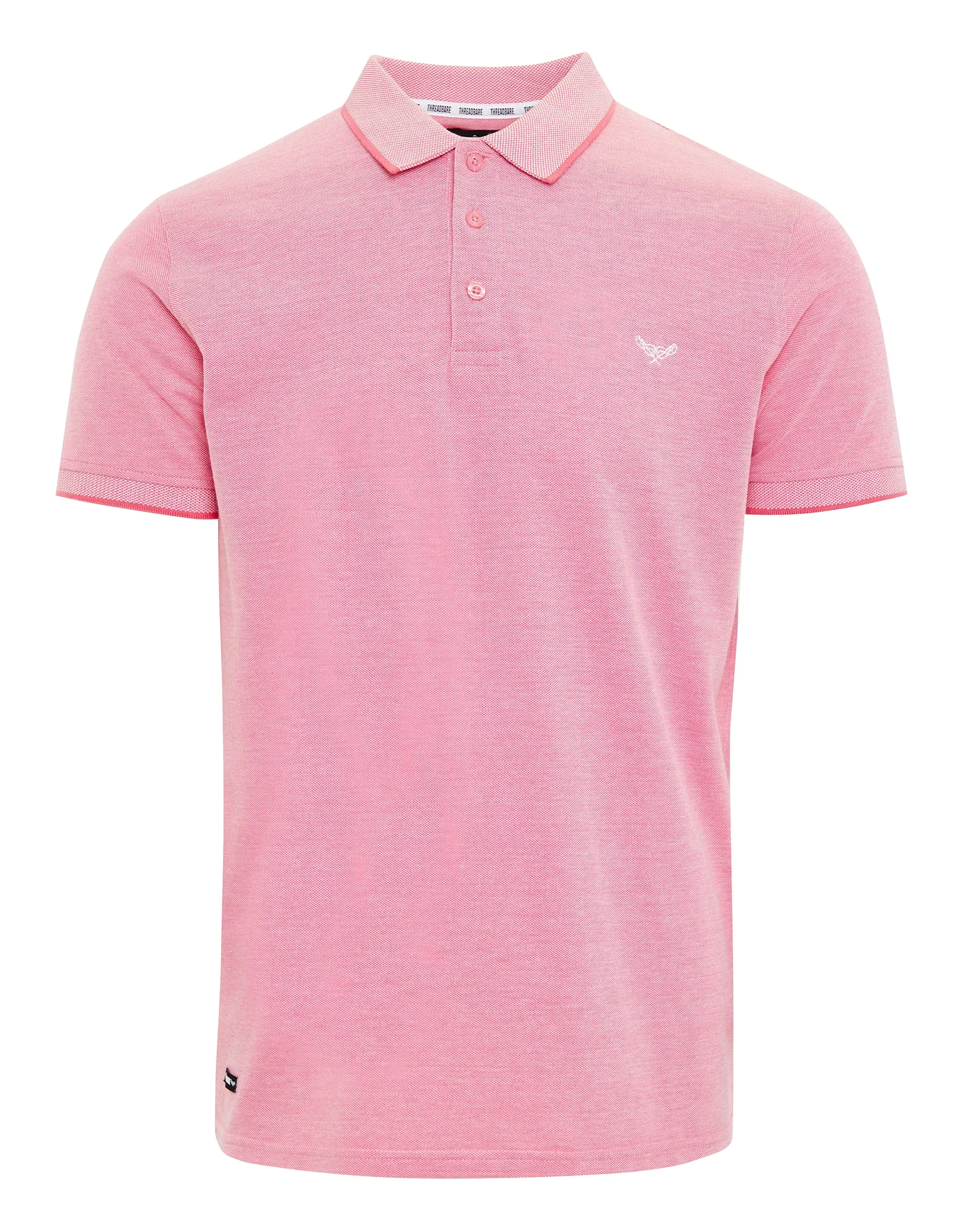 Men's Coral Pique Classic Polo Shirt sold by Threadbare product image thumbnail 5
