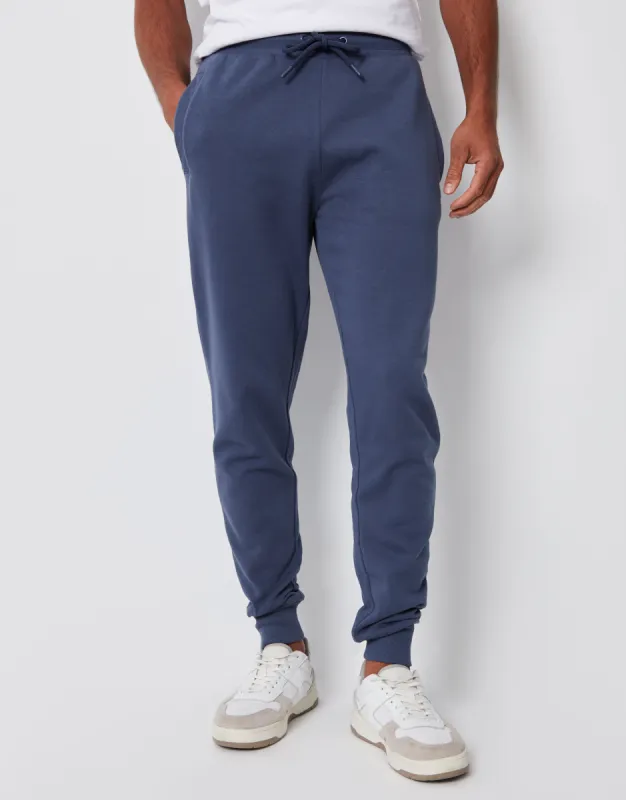 Men's Denim Blue Regular Fit Joggers sold by Threadbare