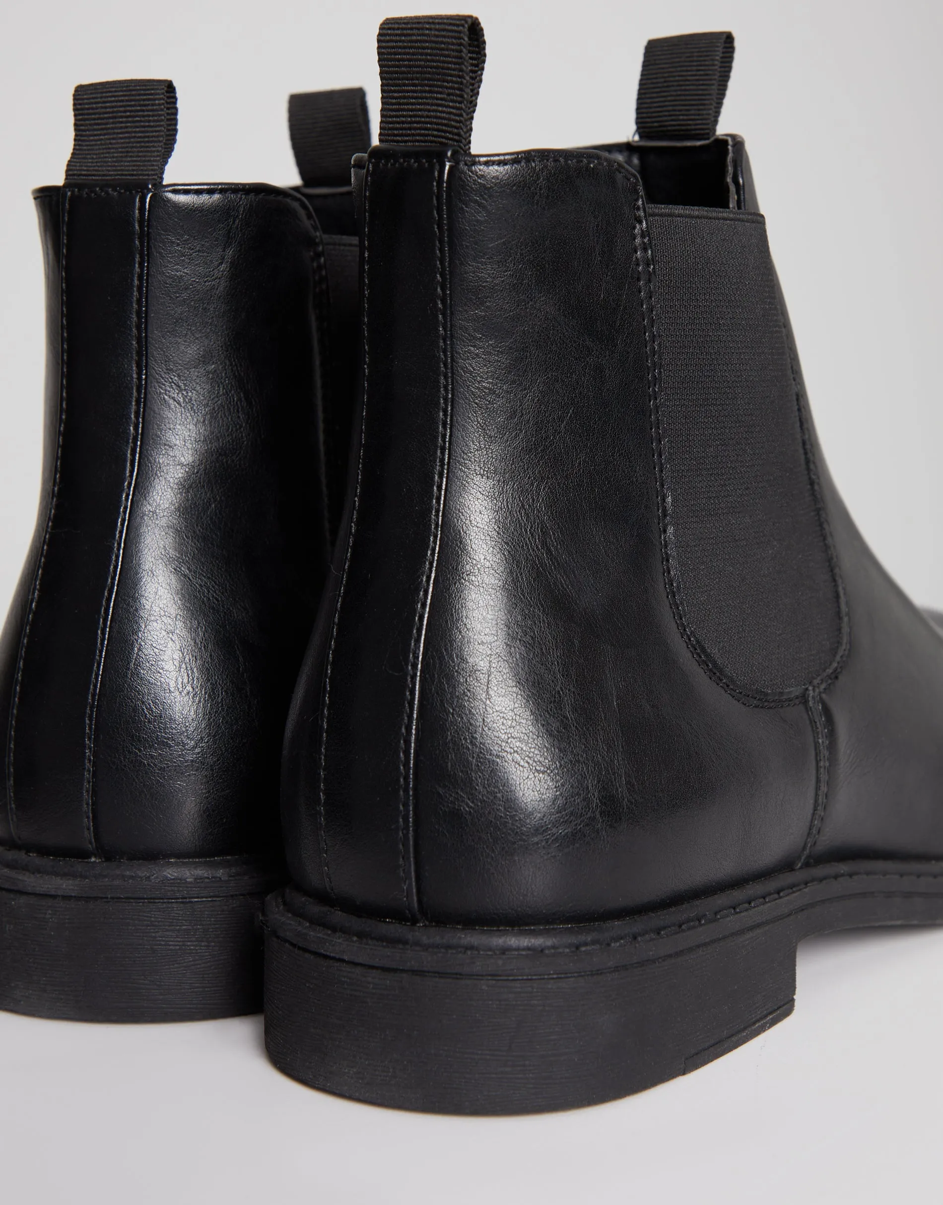 Men's Black Classic Chelsea Boots sold by Threadbare product image thumbnail 4