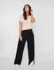 Women's Black Wide Leg Oversized Joggers sold by Threadbare