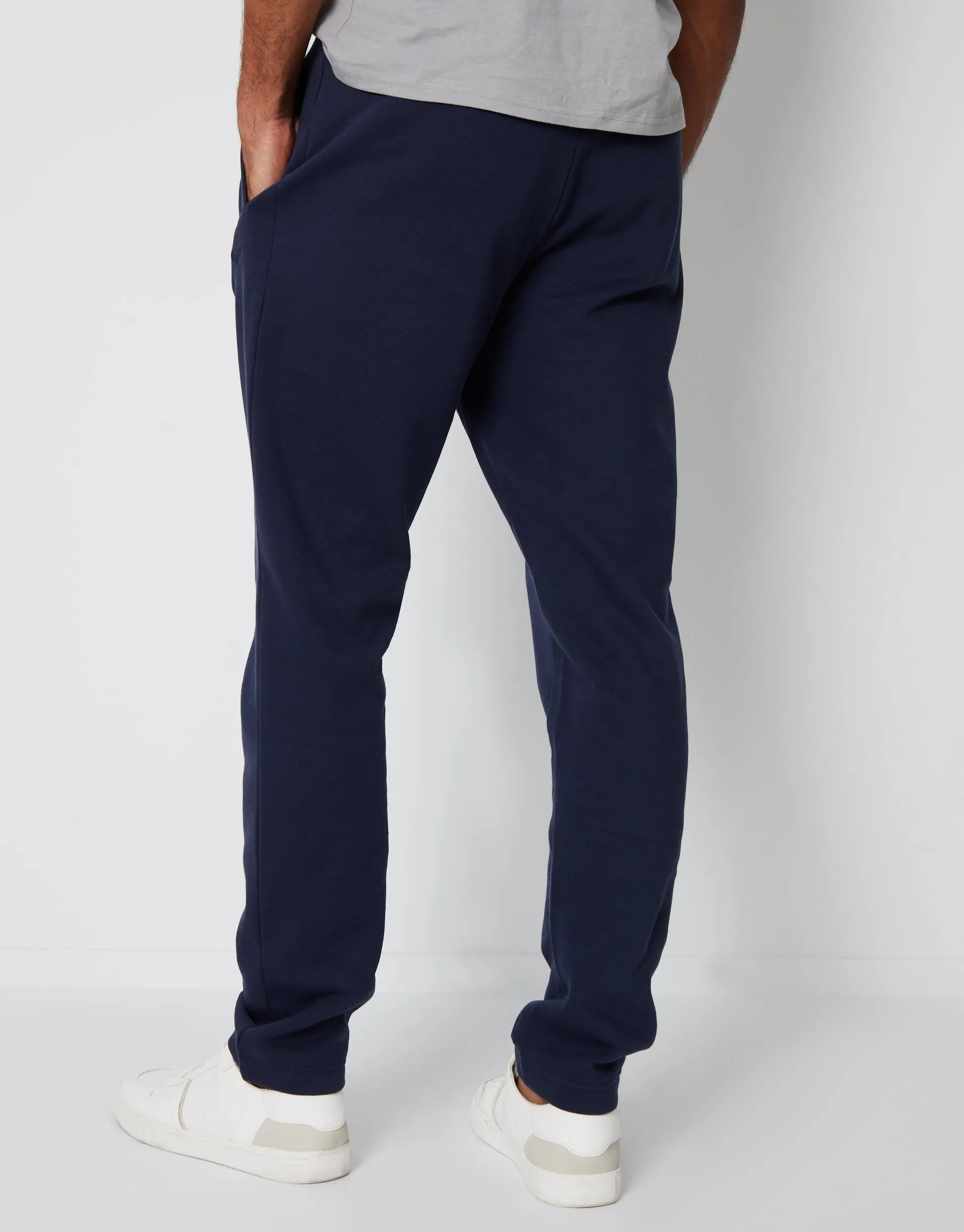 Navy Straight Leg Joggers sold by Threadbare product image thumbnail 2