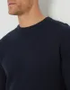 Men's Navy Textured Knit Crew Neck Jumper sold by Threadbare