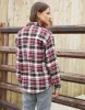 Women's Red Check Long Sleeve Cotton Shirt sold by Threadbare