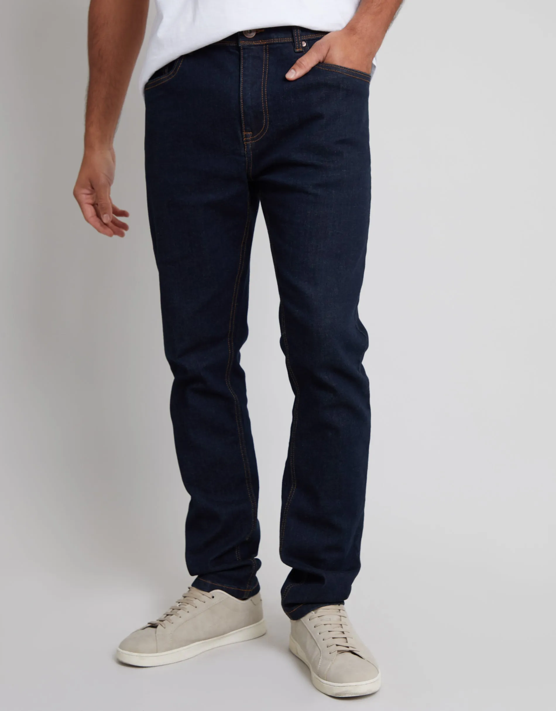 Rinse Wash Slim Fit Jeans sold by Threadbare