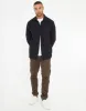 Threadbare Men's Black Cotton Twill Button Up Shacket sold by Threadbare