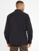 Threadbare Men's Black Cotton Twill Button Up Shacket sold by Threadbare