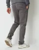 Slate Grey Slim Fit Stretch Canvas Trousers sold by Threadbare