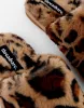 Leopard Faux Fur Mule Slippers sold by Threadbare