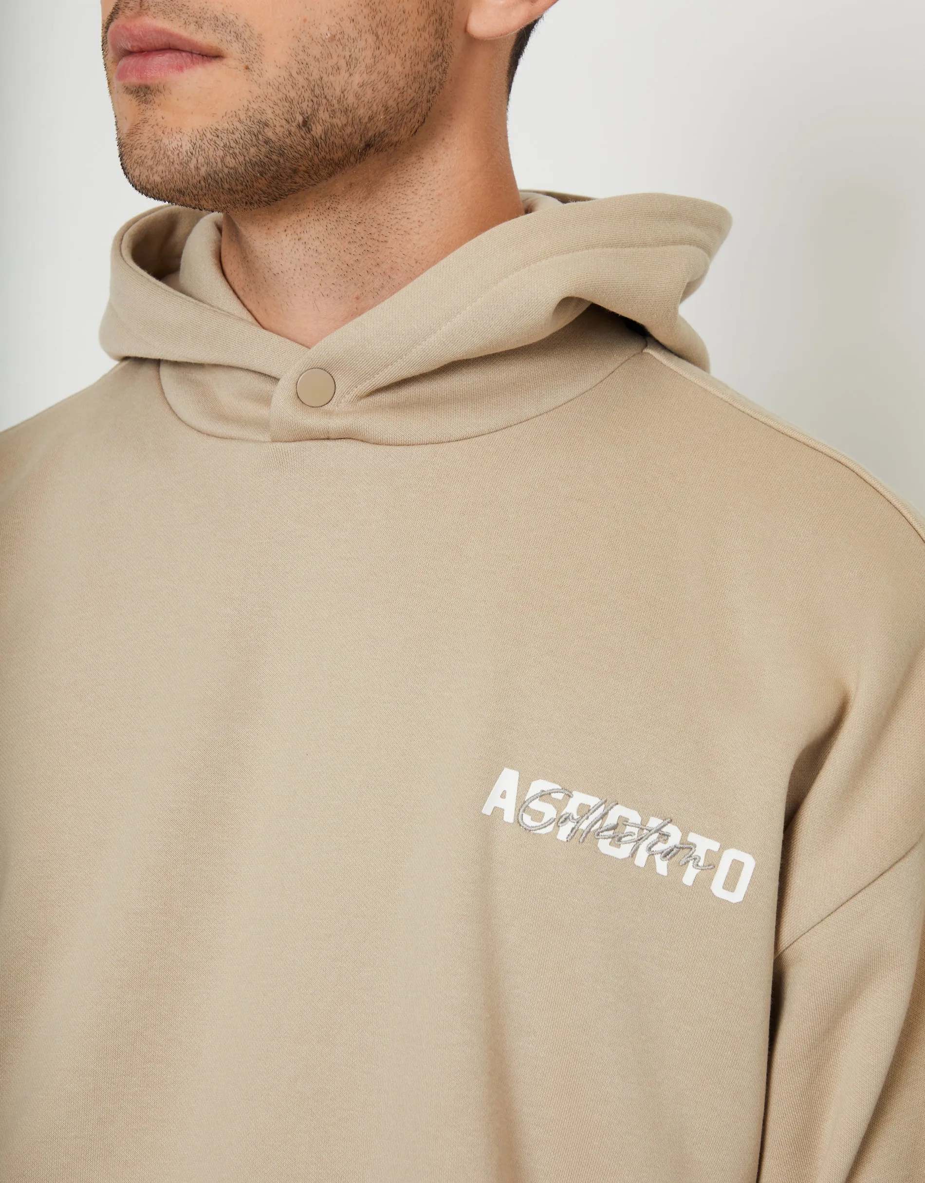 Threadbare Men's Dark Stone Graphic Print Relaxed Fit Pullover Hoodie sold by Threadbare product image thumbnail 4