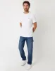 Men's Mid Wash Stretch Straight Leg Carpenter Jeans sold by Threadbare