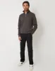 Black Straight Leg Chino Cargo Trousers sold by Threadbare