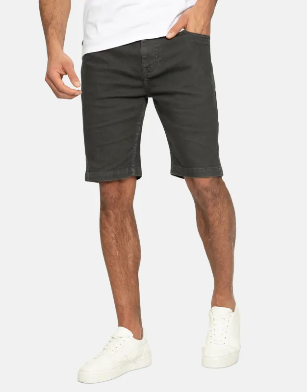 Men's Charcoal Chino Shorts sold by Threadbare