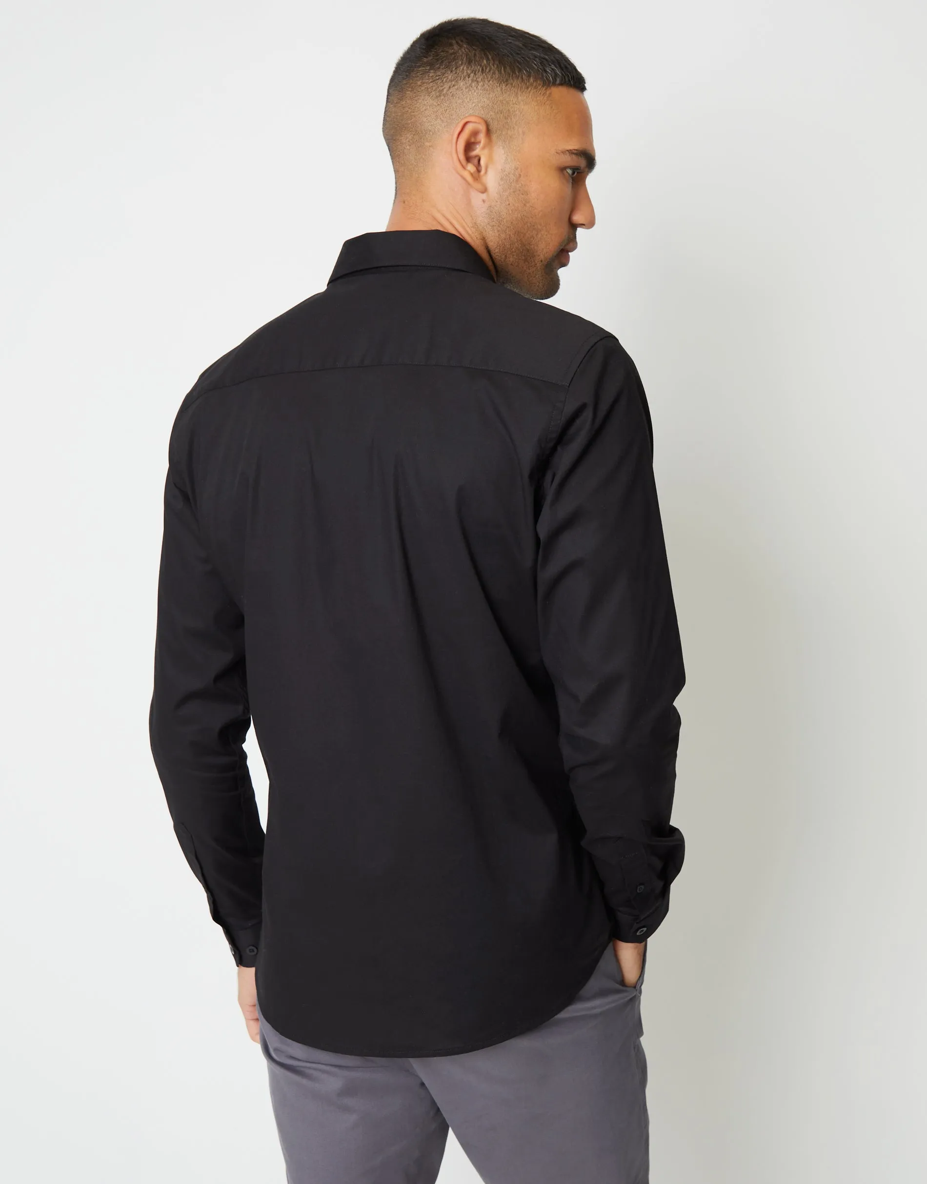 Threadbare Men's Multi Stretch Cotton Poplin Long Sleeve Shirts (3 Pack) sold by Threadbare product image thumbnail 2