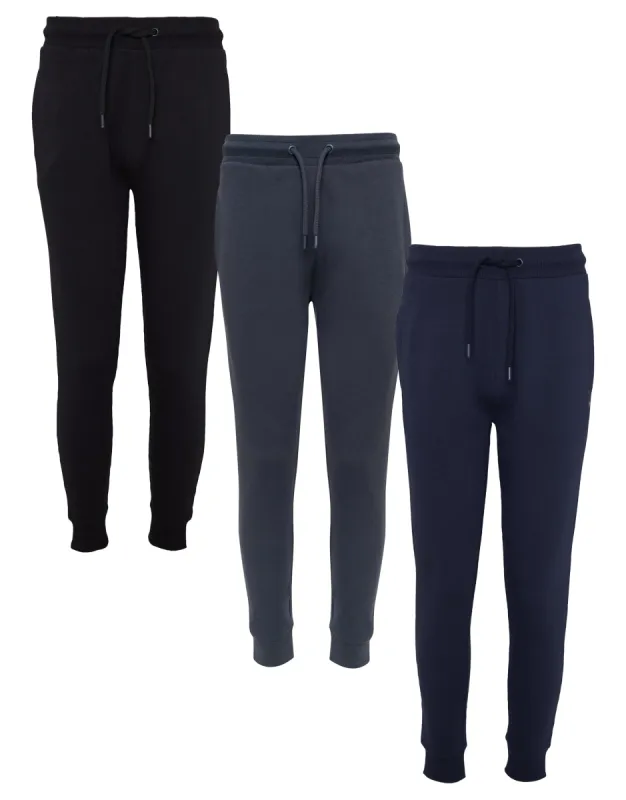 Threadbare Men's Multi Regular Fit Joggers (3 Pack) sold by Threadbare