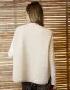 Ecru Toggle Fleece Borg Gilet sold by Threadbare