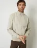 Stone Zip Up Harrington Jacket sold by Threadbare