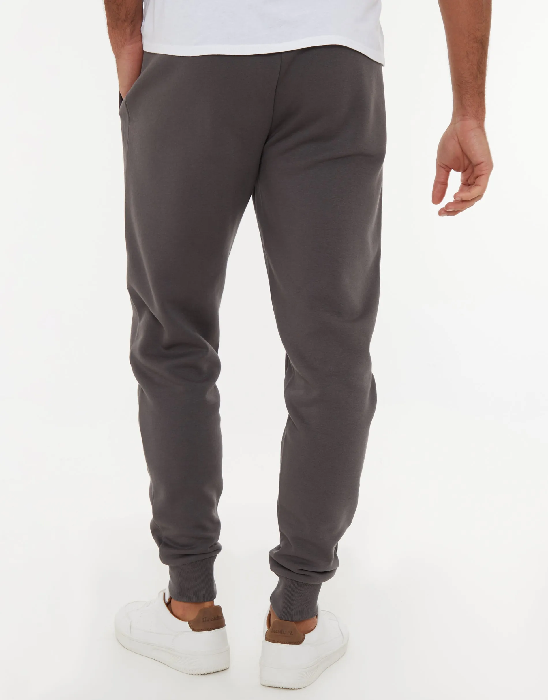 Slate Grey Regular Fit Joggers sold by Threadbare product image thumbnail 2