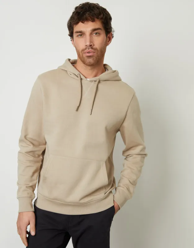 Stone Mock T-Shirt Overhead Hoodie sold by Threadbare