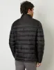 Black Funnel Neck Utility Puffer Jacket sold by Threadbare