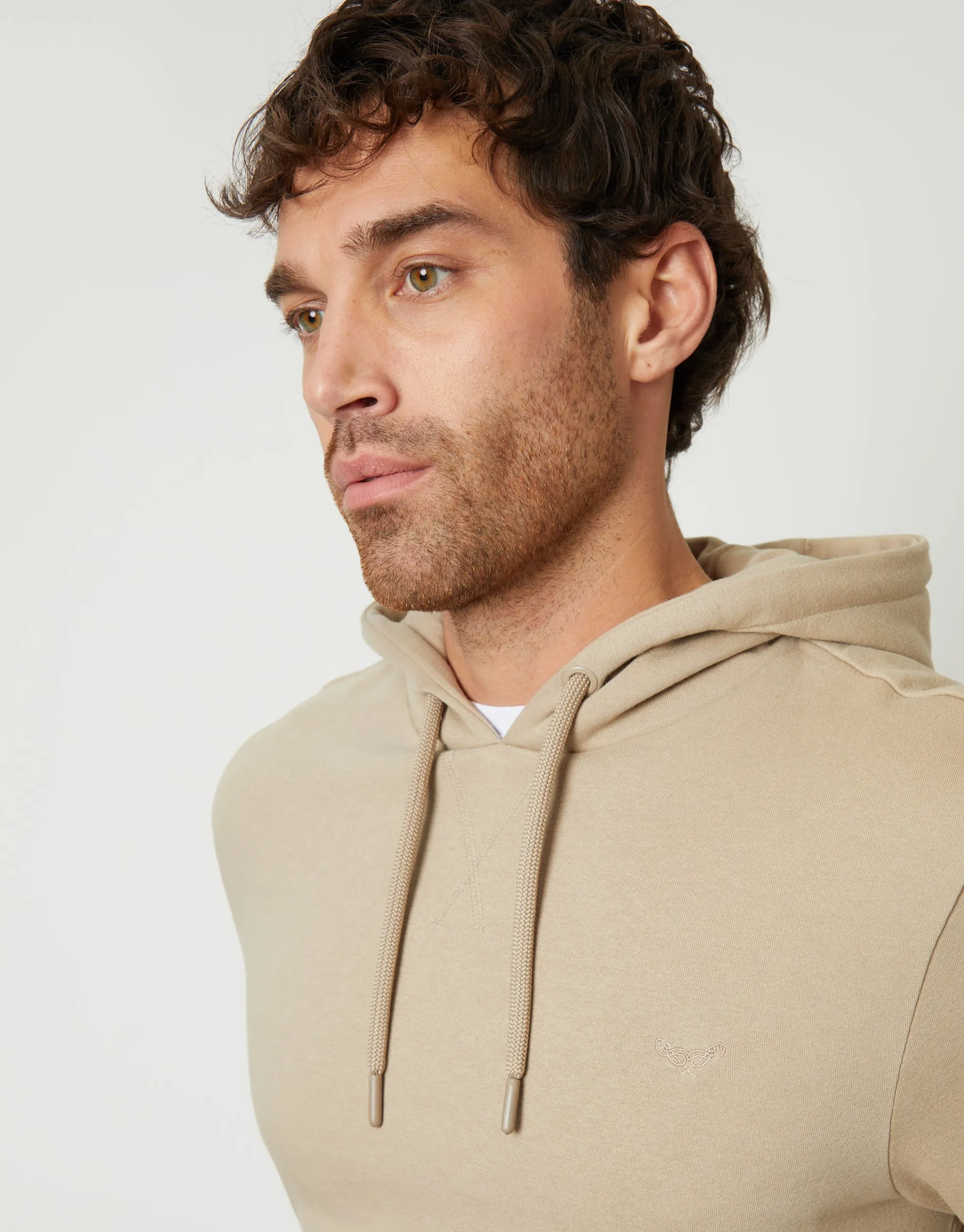 Stone Overhead Hoodie sold by Threadbare product image thumbnail 4