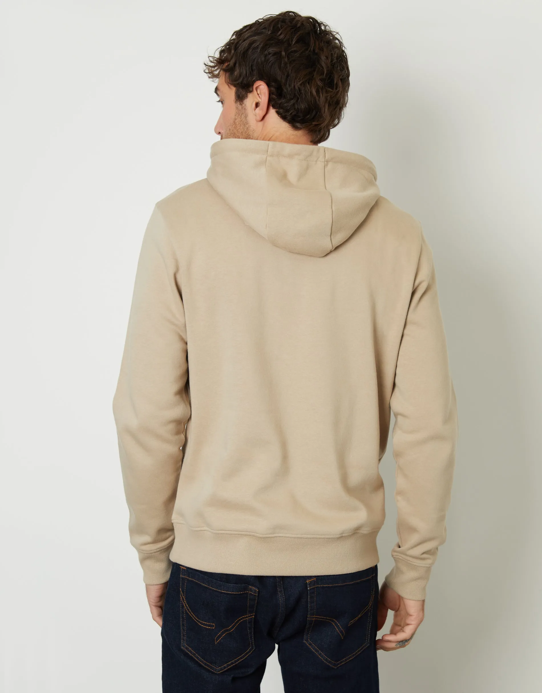 Stone Overhead Hoodie sold by Threadbare product image thumbnail 2