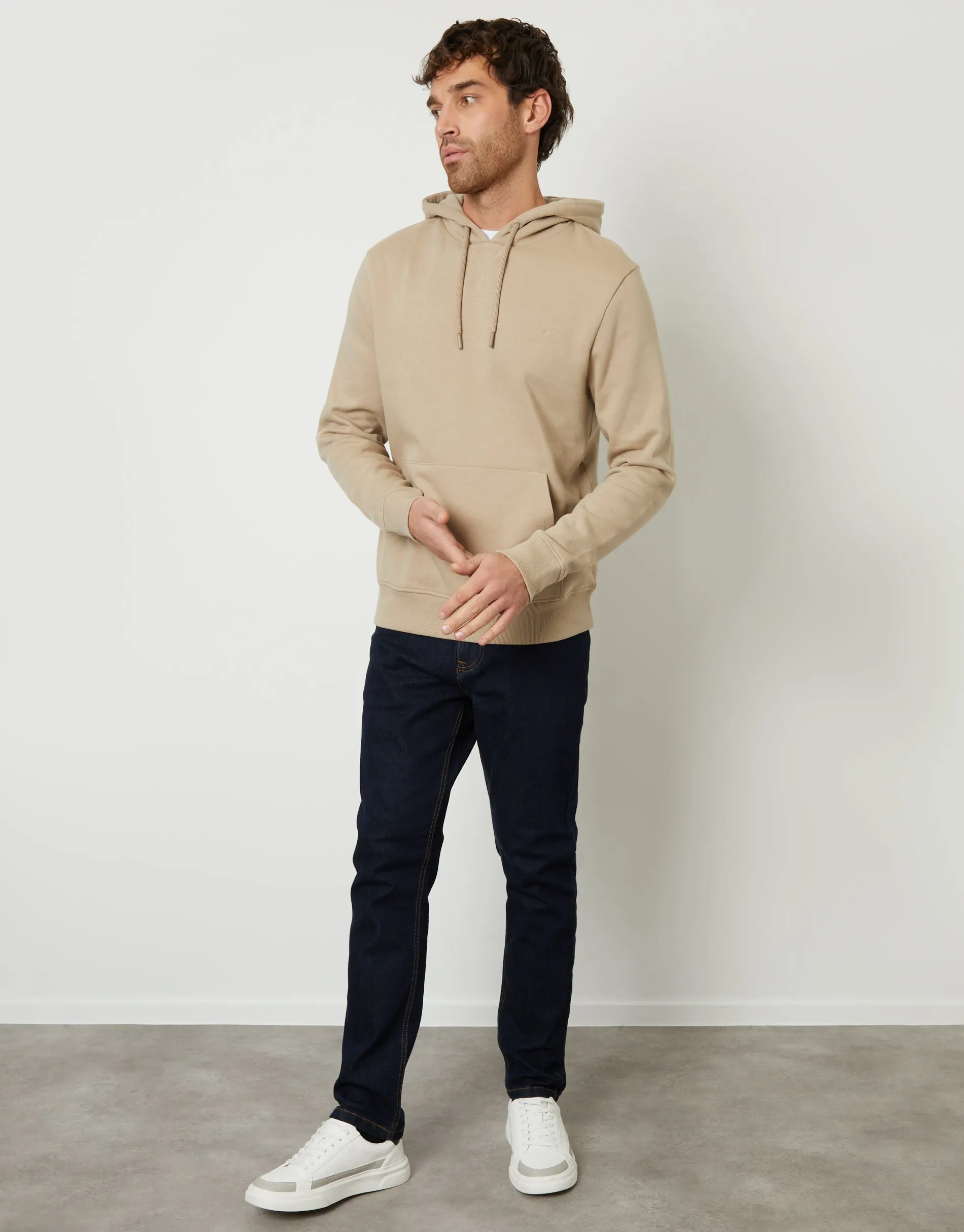 Stone Overhead Hoodie sold by Threadbare product image thumbnail 3