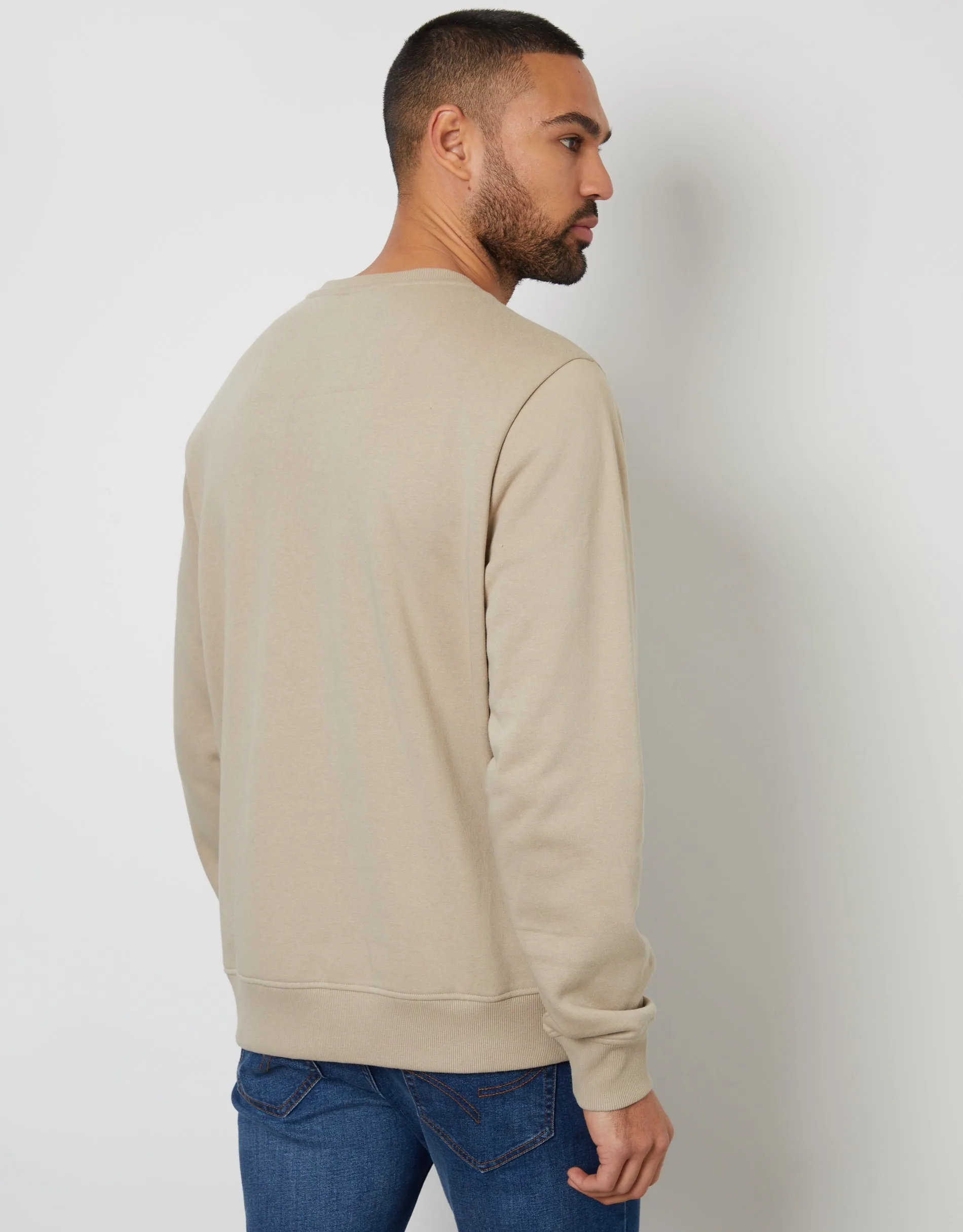 Stone Crew Neck Sweatshirt sold by Threadbare product image thumbnail 2