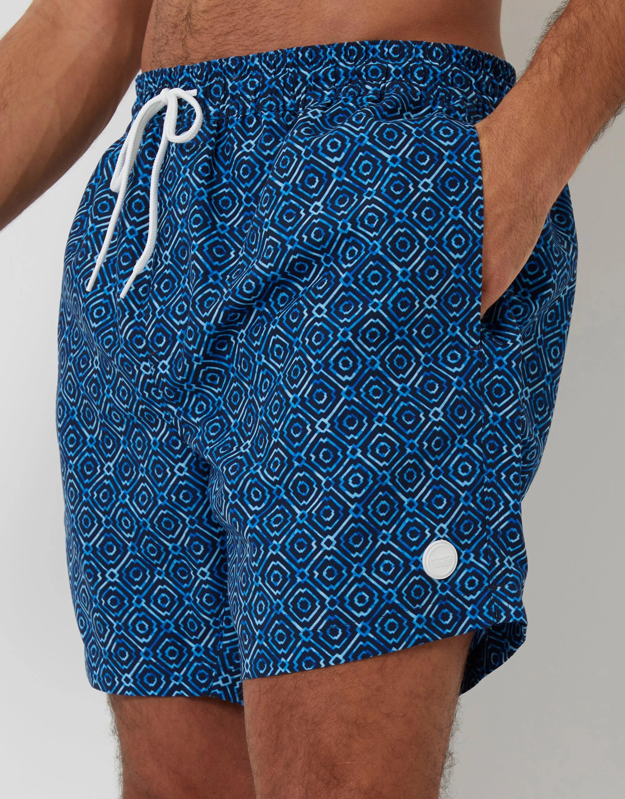 Blue Mix Swim Shorts (3 Pack) sold by Threadbare product image thumbnail 5