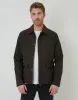 Threadbare Men's Khaki Green Showerproof Collared Lightweight Jacket sold by Threadbare