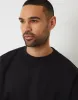 Black Relaxed Fit Crew Neck Sweatshirt sold by Threadbare