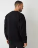 Black Relaxed Fit Crew Neck Sweatshirt sold by Threadbare