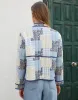 Blue Floral Patchwork Quilted Jacket sold by Threadbare