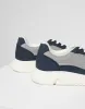Threadbare Men's Navy Retro Panelled Court Trainers sold by Threadbare